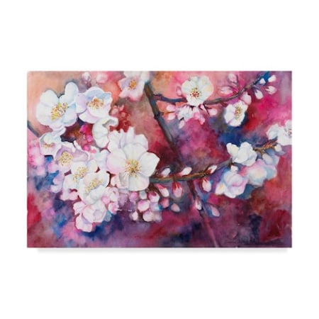 Joanne Porter 'Cherry Blossoms' Canvas Art,30x47